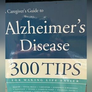 ALZHEIMER’S DISEASE CAREGIVER’S HELPFUL GUIDE BOOKS. (3 BOOKS)  LIKE BRAND NEW